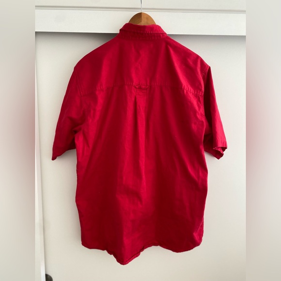 Vintage Bud Racing Button Up Chore Jacket Shirt Size L - Picture 4 of 4